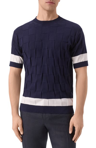 Хлопковый джемпер KITON, арт. UMM064802, фото 3