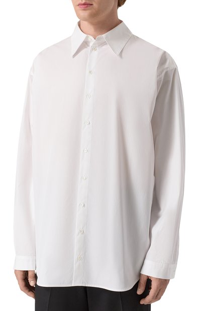 Хлопковая рубашка ISABEL BENENATO, арт. UW51F25, фото 3