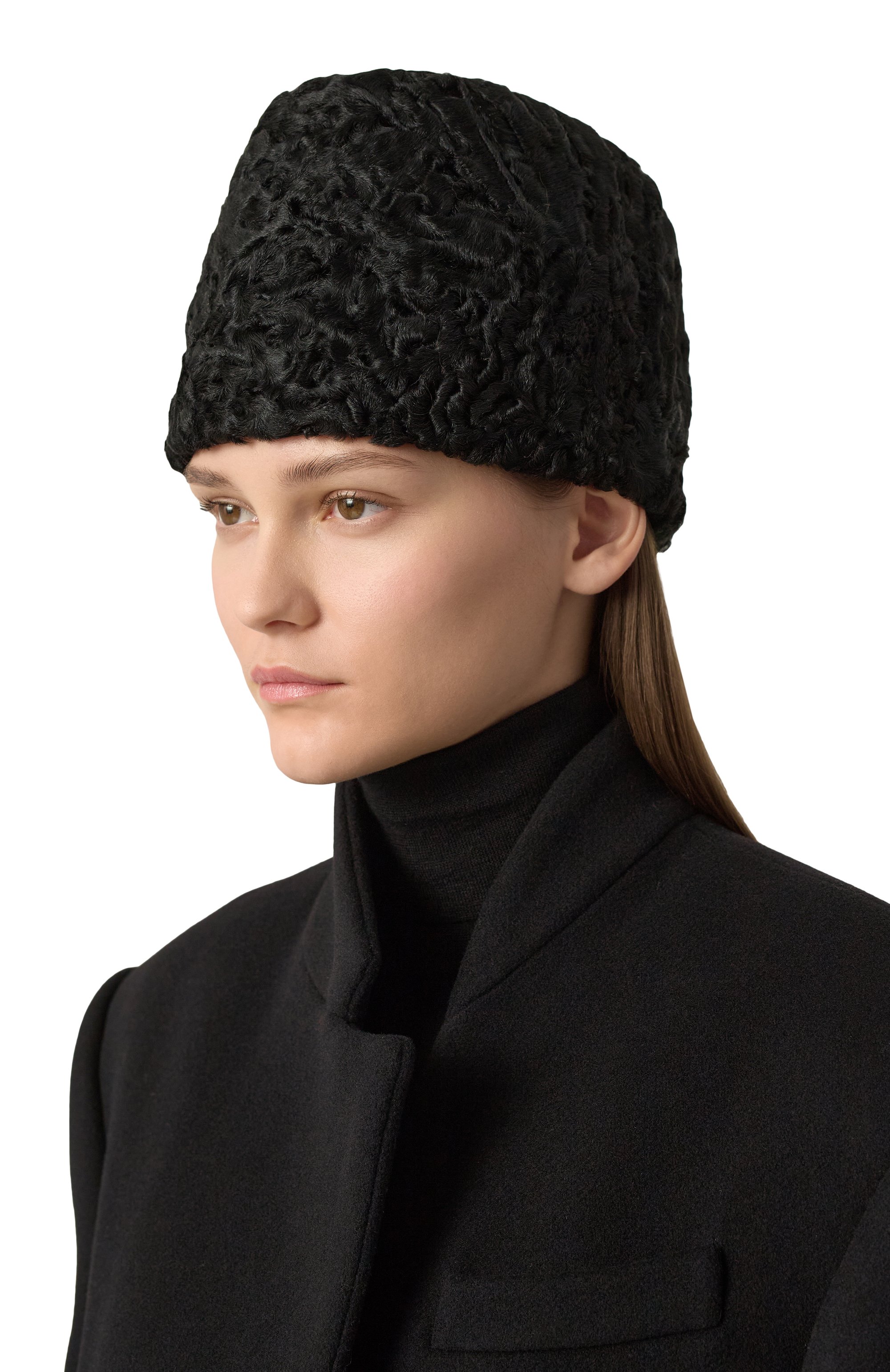 Пилотка бритни из каракульчи FURLAND, арт. 0240307810024200089, фото 2