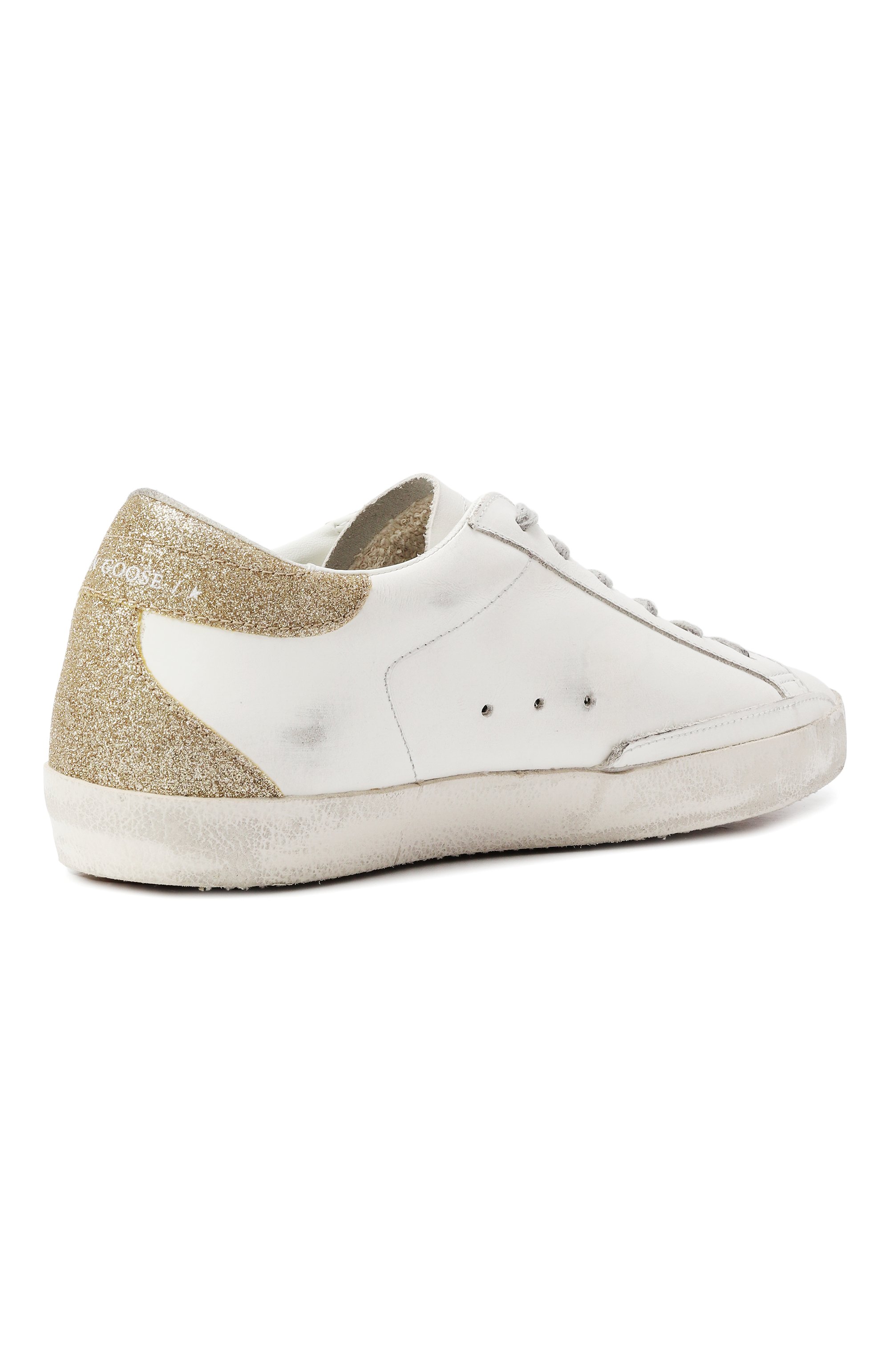 Кожаные кеды super-star GOLDEN GOOSE DELUXE BRAND, арт. GWF00102.F006842, фото 5