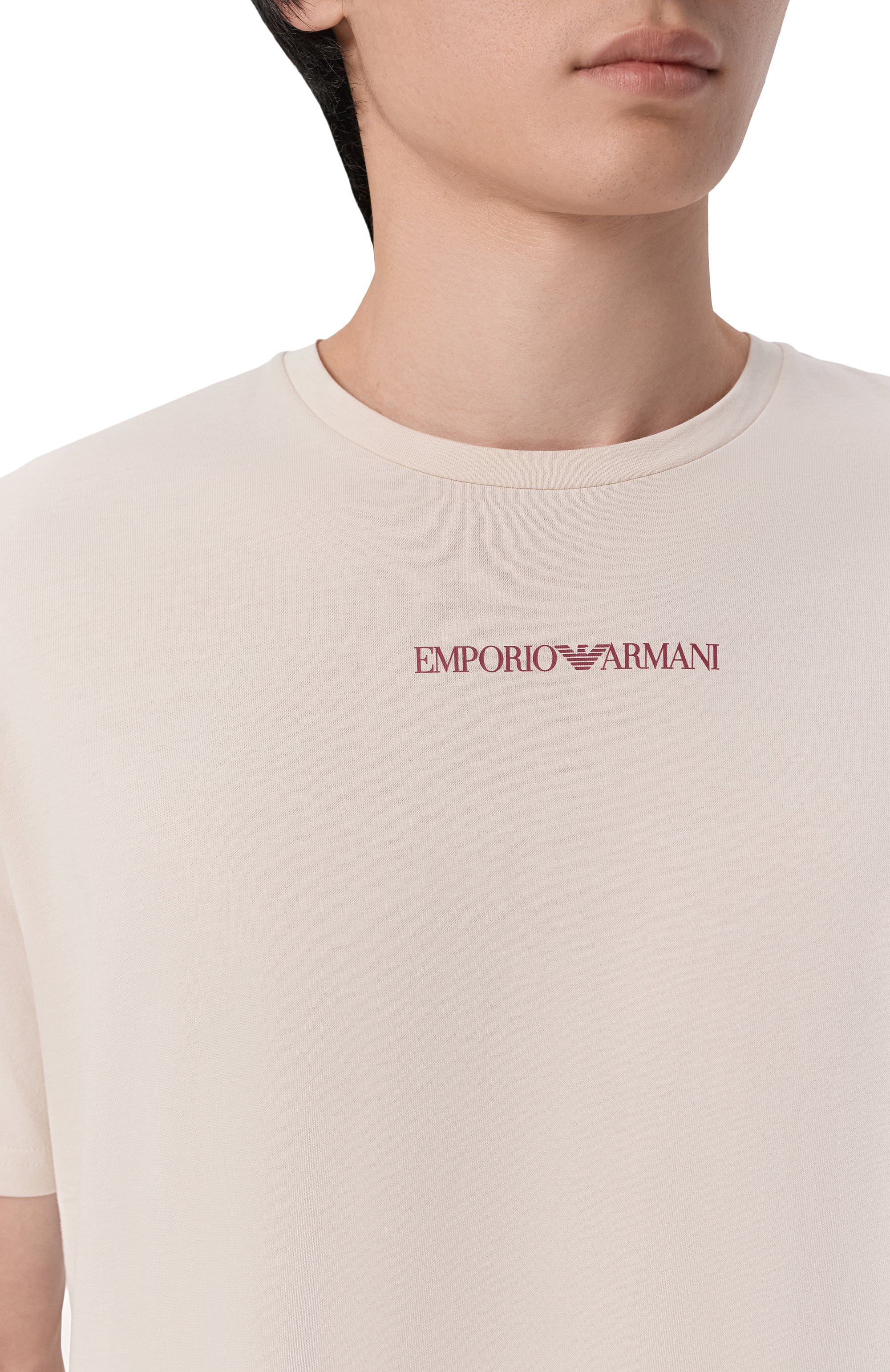 Хлопковая футболка EMPORIO ARMANI, арт. EM000574/AF20435, фото 5