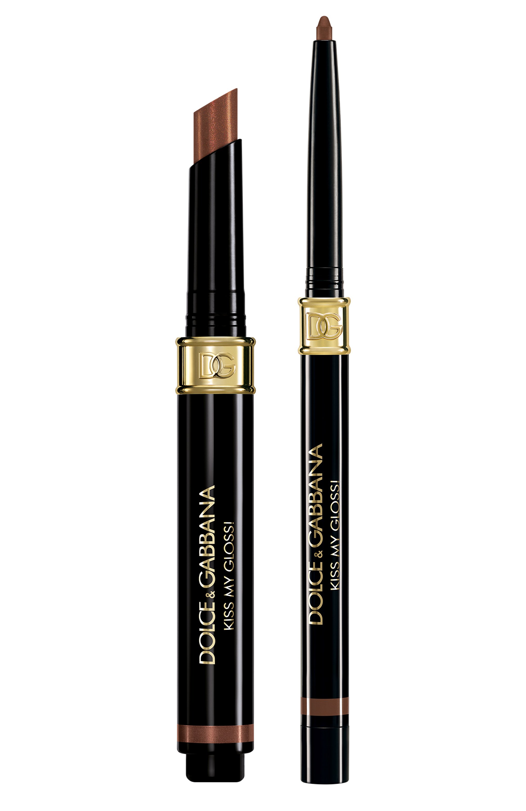 Дуэт средств для губ kiss my gloss!, оттенок 03 chat DOLCE & GABBANA цвета по цене 6100 руб., арт. 8057971182480, фото 1 Дуэт средств для губ kiss my gloss!, оттенок 03 chat DOLCE & GABBANA, арт. 8057971182480, фото 1