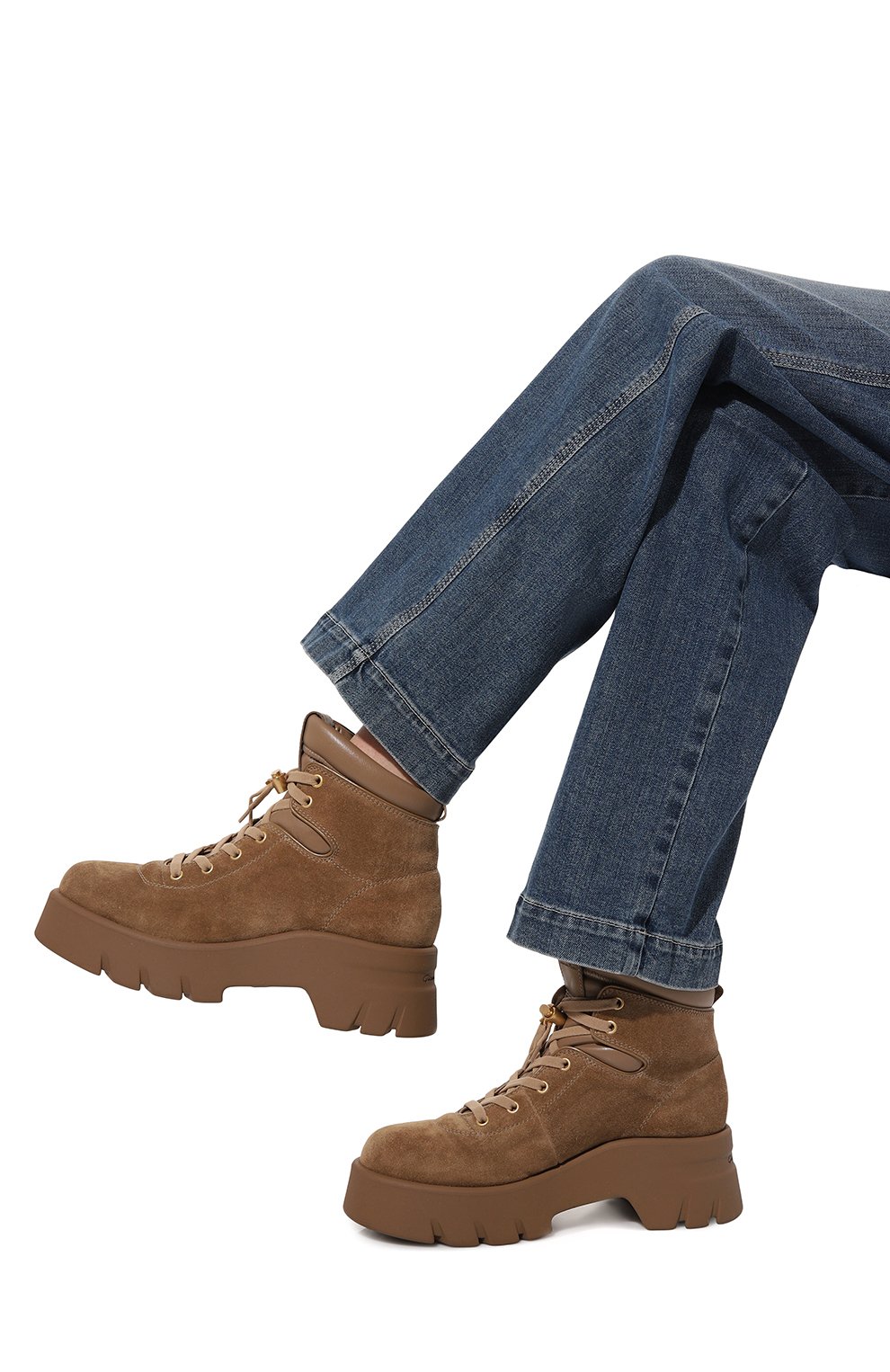 Замшевые ботинки vancouver GIANVITO ROSSI, арт. G73188.20G0M.SNYCMCM, фото 3