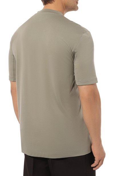 Хлопковая футболка BRUNELLO CUCINELLI, арт. M0T718431W, фото 4