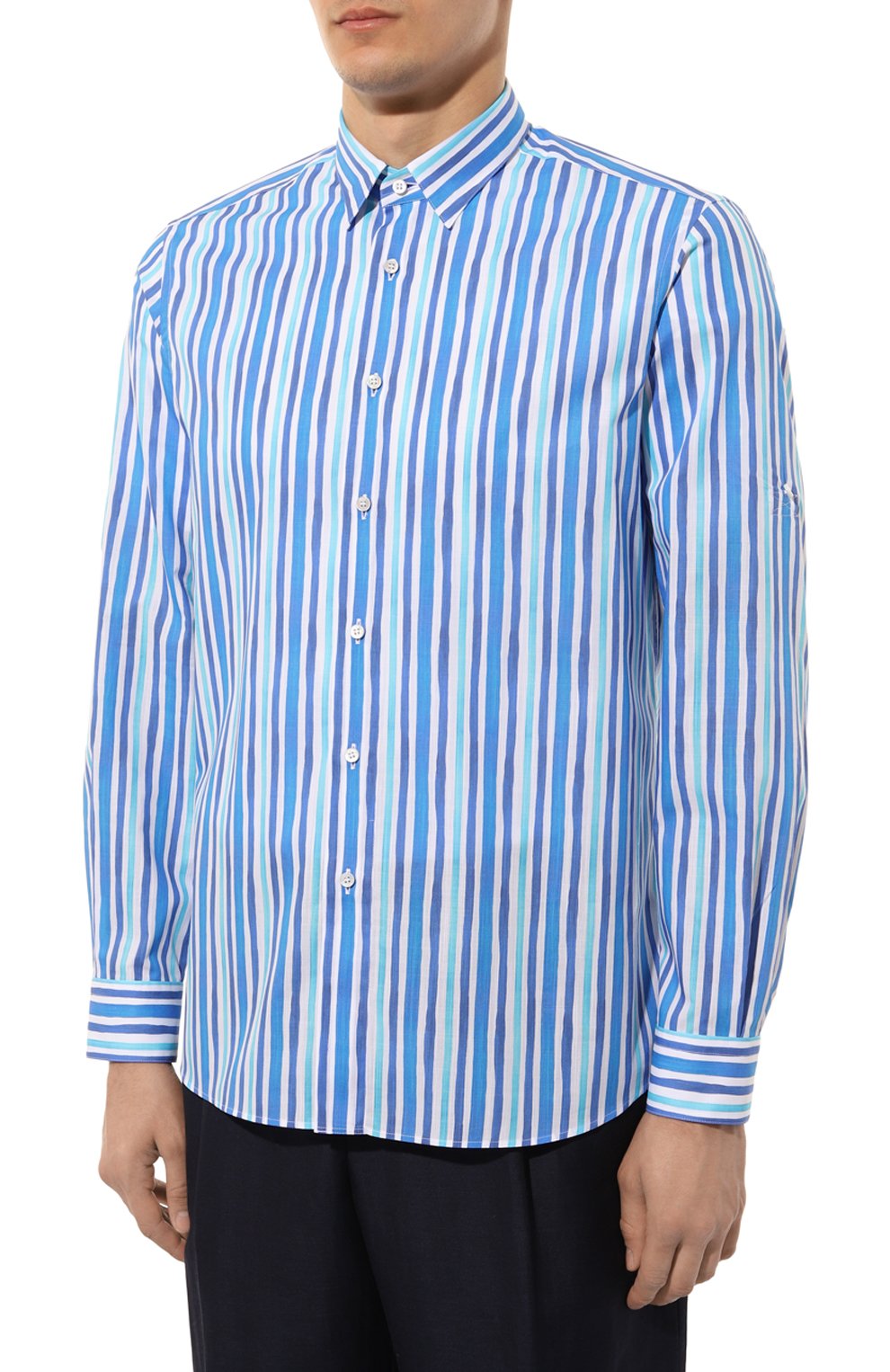 Хлопковая рубашка ZILLI, арт. LINA01M010084068R, фото 3