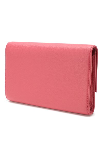 Кожаный кошелек на цепочке COCCINELLE розового цвета по цене 17700 руб., арт. E2 FW5 11 07 01, фото 3 Кожаный кошелек на цепочке COCCINELLE, арт. E2 FW5 11 07 01, фото 3