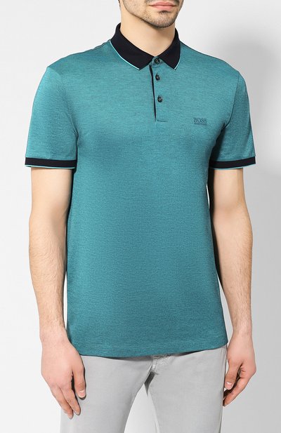 Хло пковое поло BOSS, арт. 50403124, фото 3