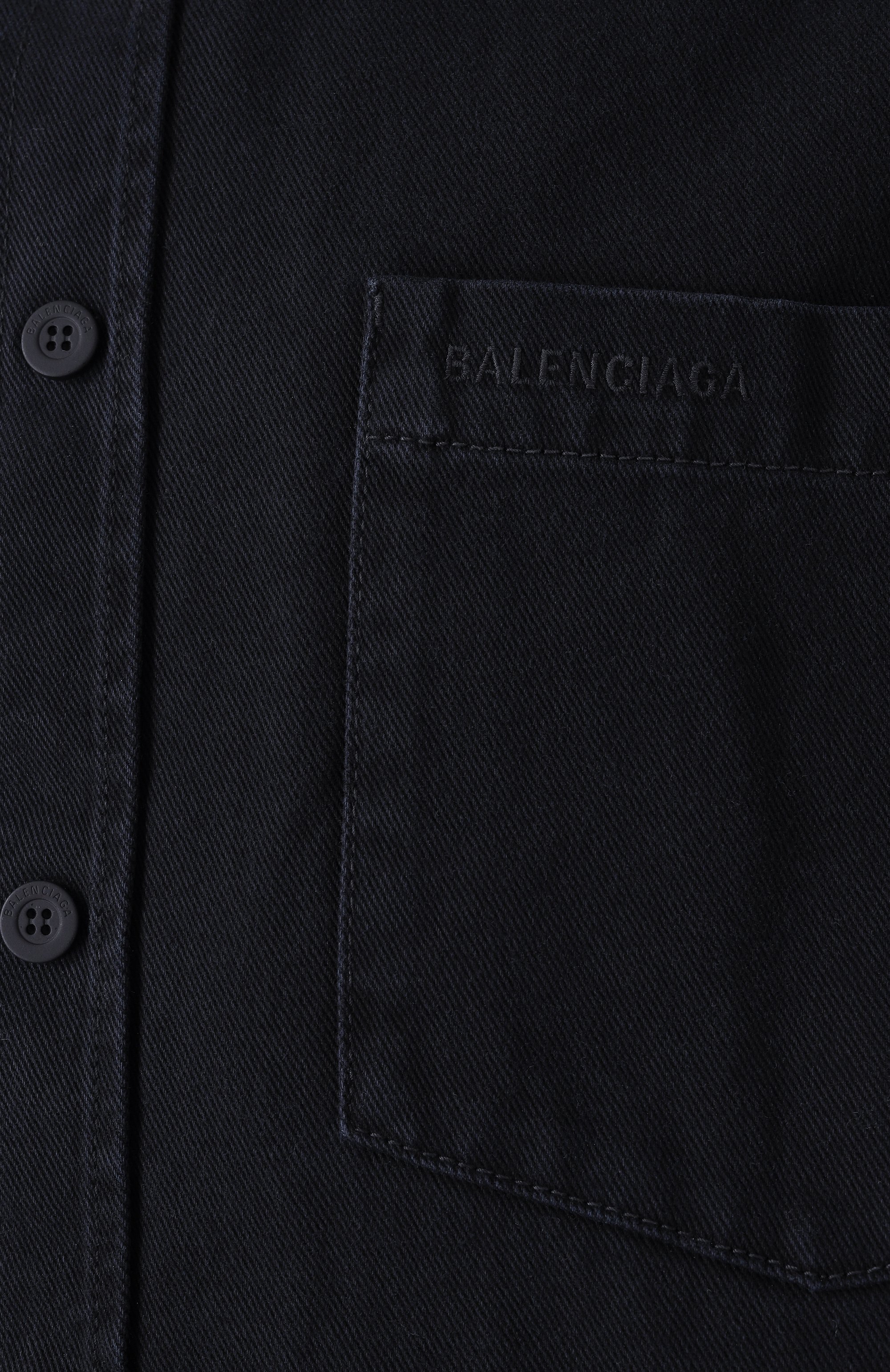 Джинсовая куртка-рубашка BALENCIAGA, арт. 814227/TNW11, фото 6
