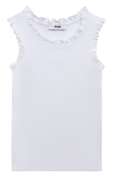 Хлопковая майка MSGM KIDS, арт. S4MSJGTA081