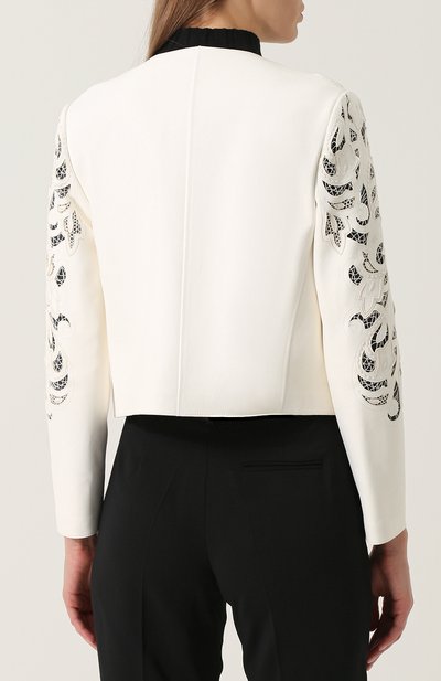 Кожаная куртка с круглым вырезом и перфорацией RALPH LAUREN, арт. 290671367, фото 4