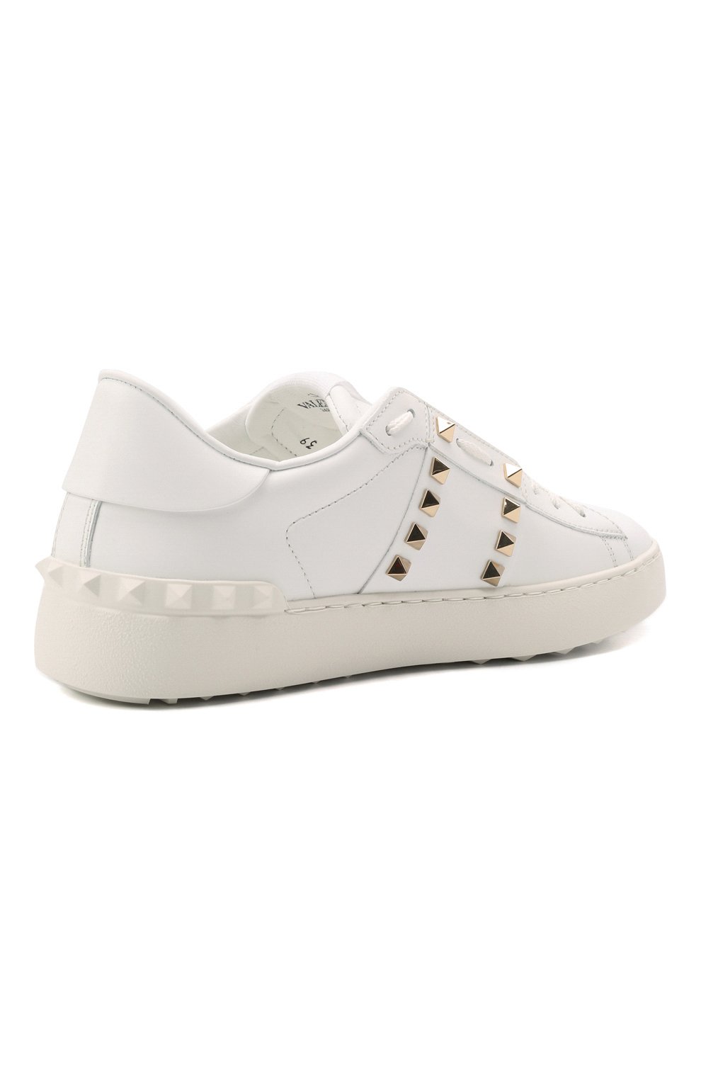 Кожаные кеды rockstud untitled VALENTINO, арт. XW2S0A01/BHS, фото 5