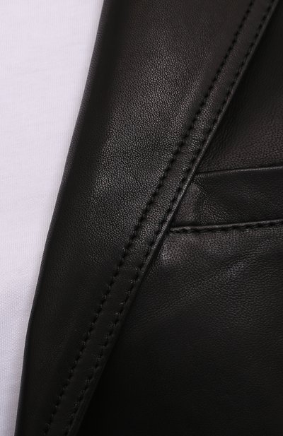 Кожаный жакет BATS черного цвета по цене 107000 руб., арт. FW20/S_021, фото 5 Кожаный жакет BATS, арт. FW20/S_021, фото 5