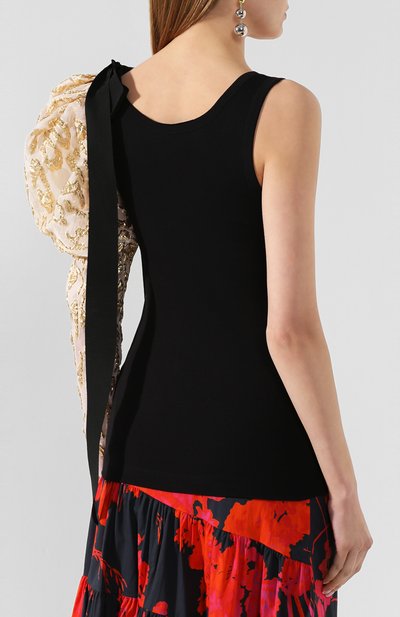 Топ DRIES VAN NOTEN черного цвета по цене 63950 руб., арт. 201-11147-9630, фото 4 Топ DRIES VAN NOTEN, арт. 201-11147-9630, фото 4