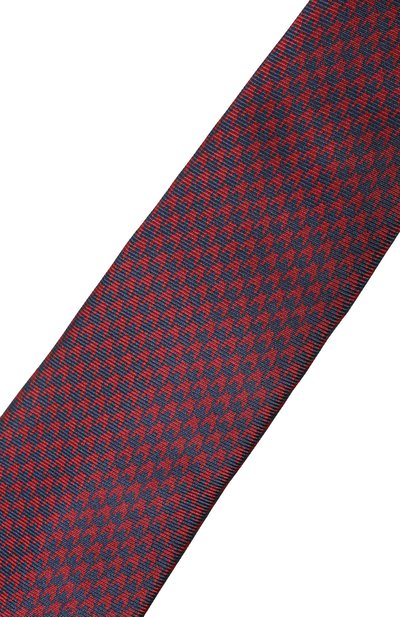 Шелковый галстук KITON бордового цвета по цене 29350 руб., арт. UCRVKLC03H20, фото 4 Шелковый галстук KITON, арт. UCRVKLC03H20, фото 4