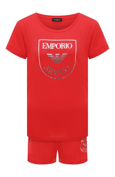 Женская хлопковая пижама EMPORIO ARMANI, арт. 164565/2R255