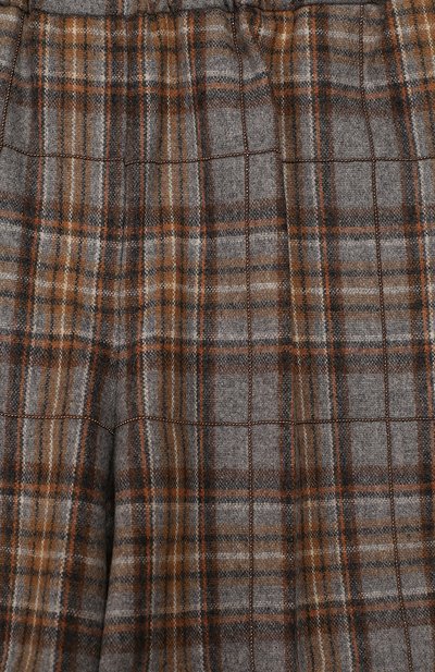 Шерстяные шорты BRUNELLO CUCINELLI голубого цвета по цене 63250 руб., арт. BB530P7158, фото 3 Шерстяные шорты BRUNELLO CUCINELLI, арт. BB530P7158, фото 3