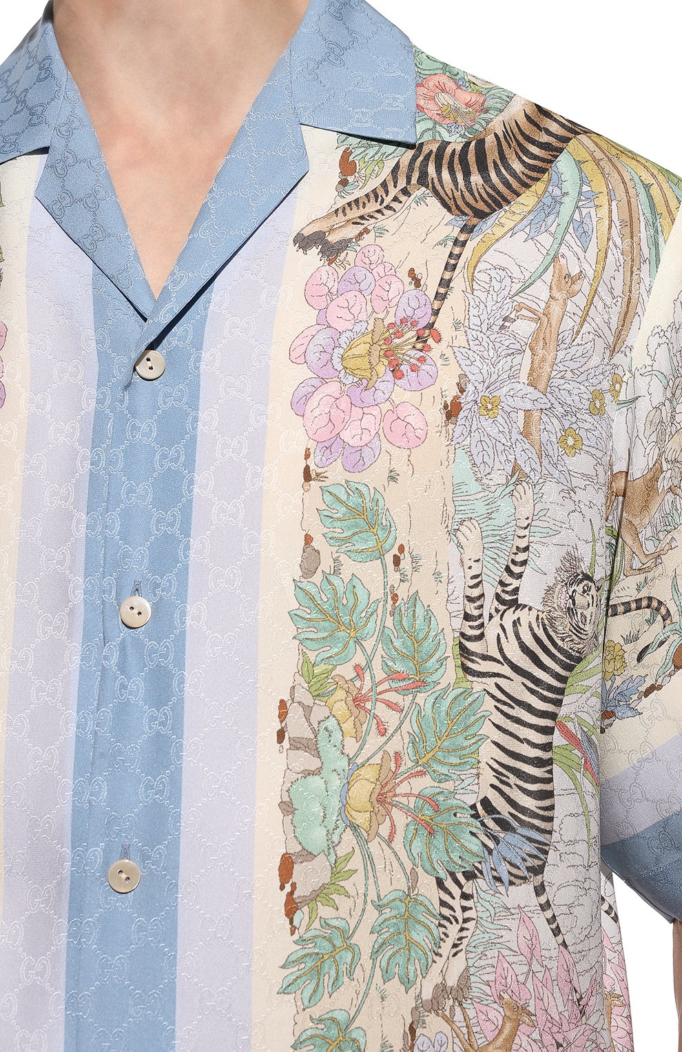 Шелковая рубашка GUCCI, арт. 685929/ZAIKL, фото 5