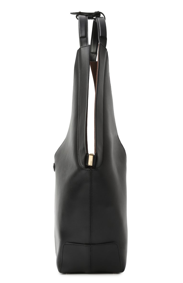 Женская сумка-тоут di folio small TOD’S черного цвета, арт. XBWDBMET200R0R | Фото 4 (Материал: Натуральная кожа; Автоматизация ТО: Проставлено; Размер: small; Автоматизация состава: Проставлено)