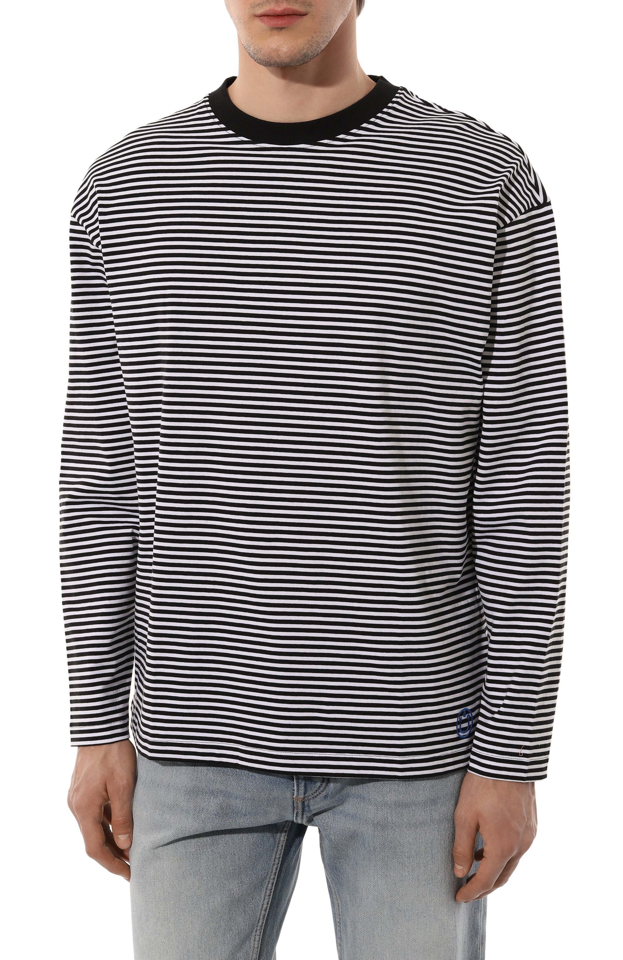 Хлопковый лонгслив HUGO BLUE, арт. 50531982, фото 3