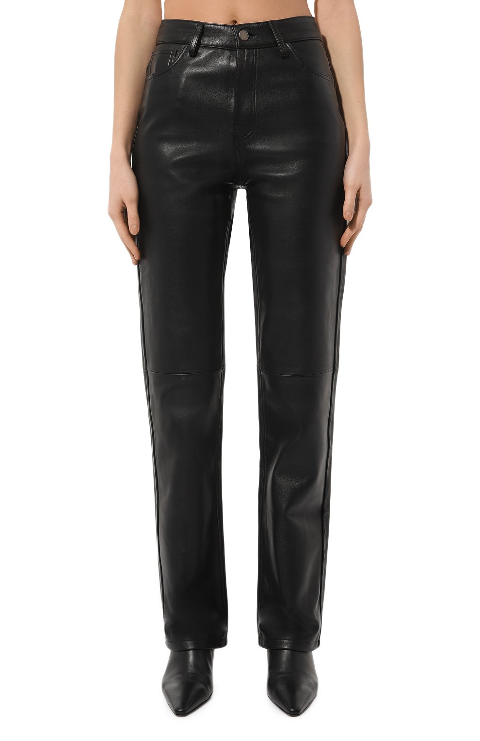 Кожаные брюки LESYANEBO, арт. ICONIC/LEATHERTR001, фото 3
