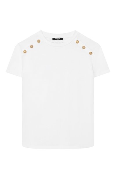 Хлопковая футболка BALMAIN, арт. BX8A31