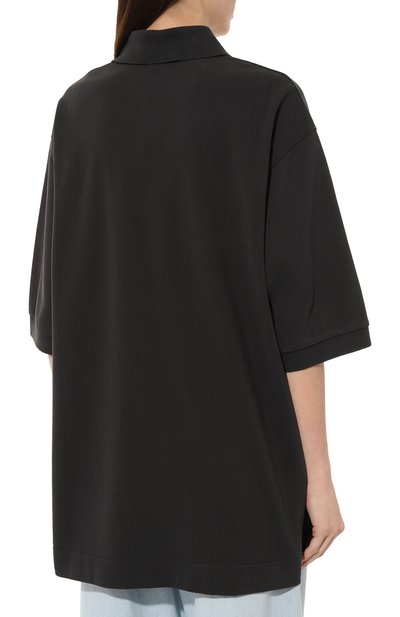 Хлопковое поло ACNE STUDIOS, арт. FN MN TSHI000425AA2, фото 4