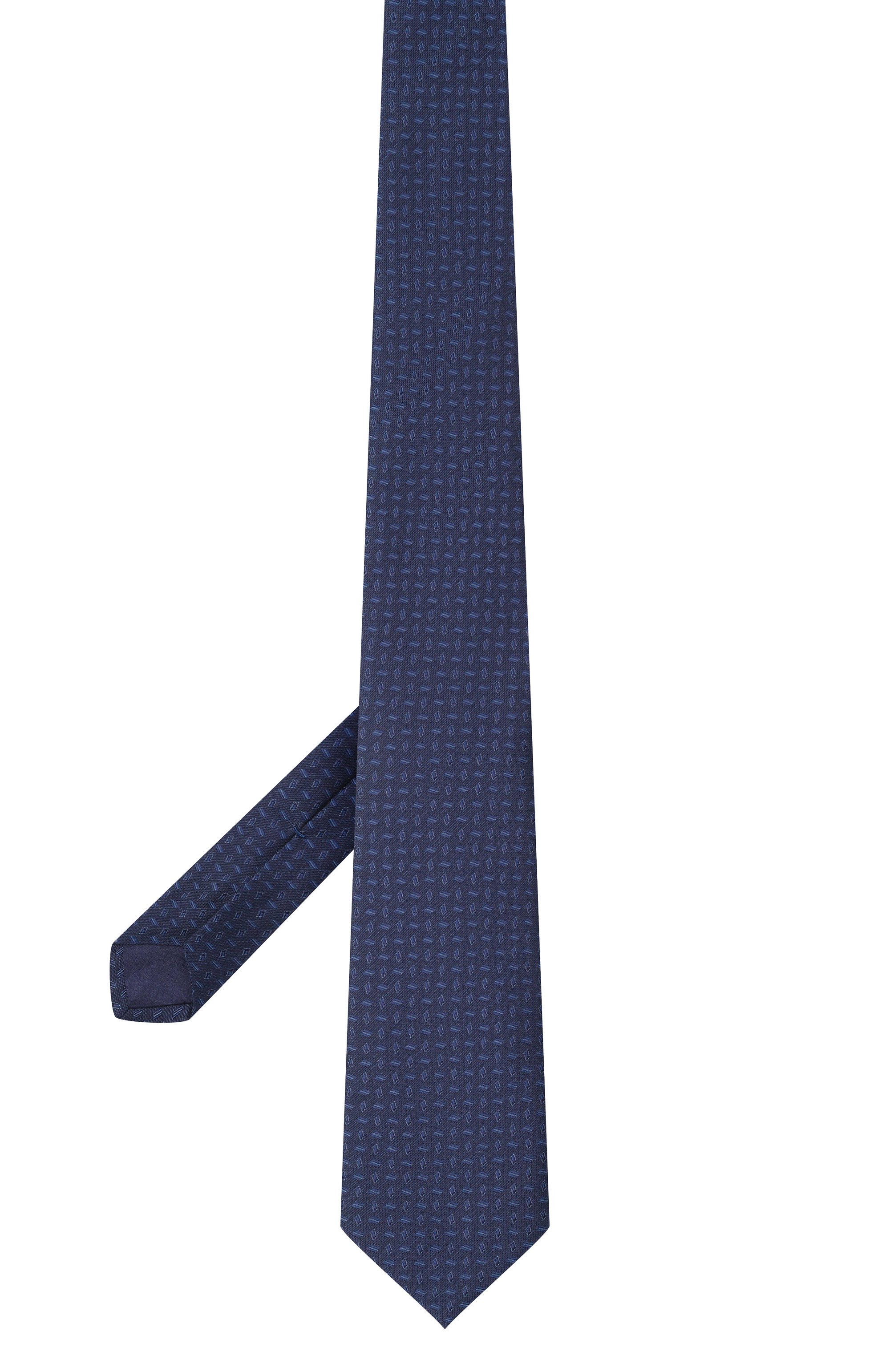 Галстук из ш елка и льна ZILLI, арт. CRAV02M0617VMDG00, фото 3