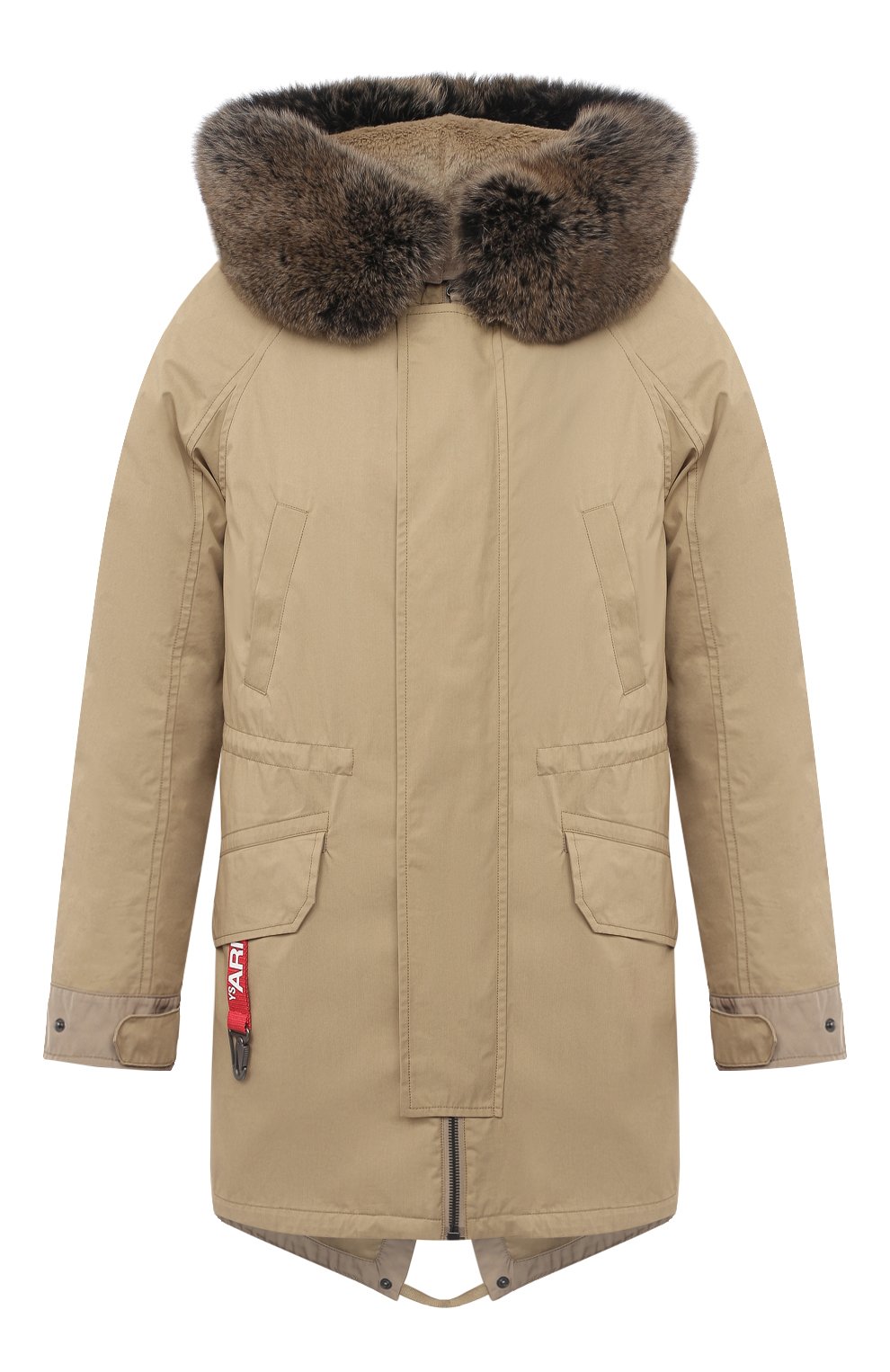 Пуховая парка с меховой подкладкой YVES SALOMON, арт. 21WHM00496A03X, фото 1