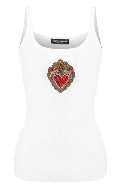 Женская хлопковая майка DOLCE & GABBANA, арт. F8K97Z/G7SMY
