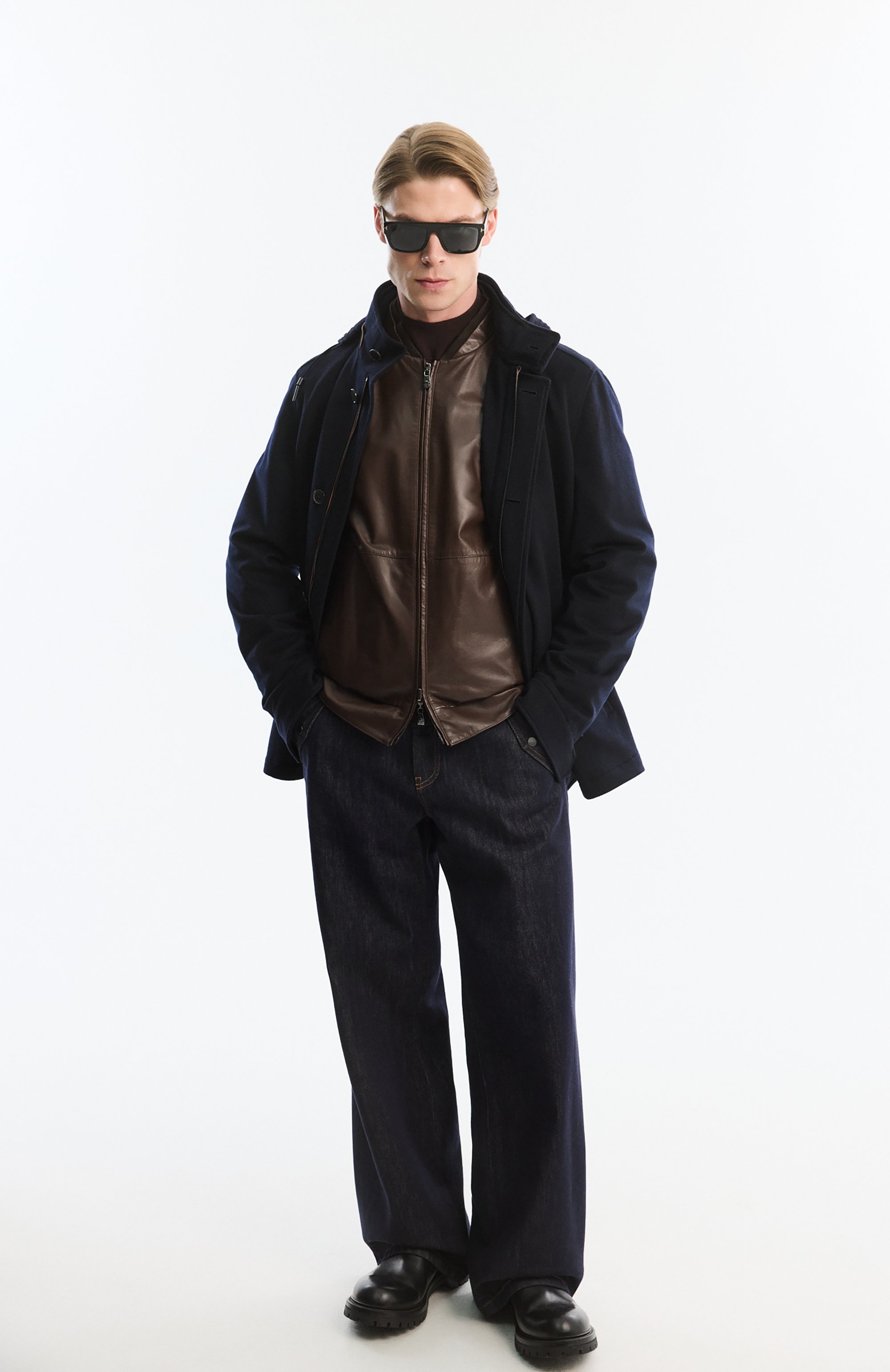 Двусторонний кожаный бомбер CORNELIANI, арт. 27L5W3/2720175, фото 7