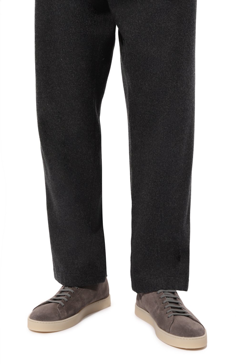 Замшевые кеды clio BLU BARRETT темно-серого цвета по цене 49100 руб., арт. CLI0-12287.19, фото 3 Замшевые кеды clio BLU BARRETT, арт. CLI0-12287.19, фото 3