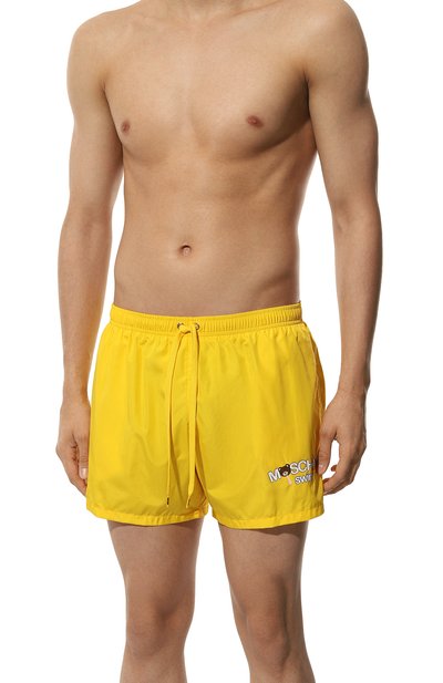 Плавки-шорты MOSCHINO желтого цвета по цене 9600 руб., арт. A4251/9301, фото 2 Плавки-шорты MOSCHINO, арт. A4251/9301, фото 2