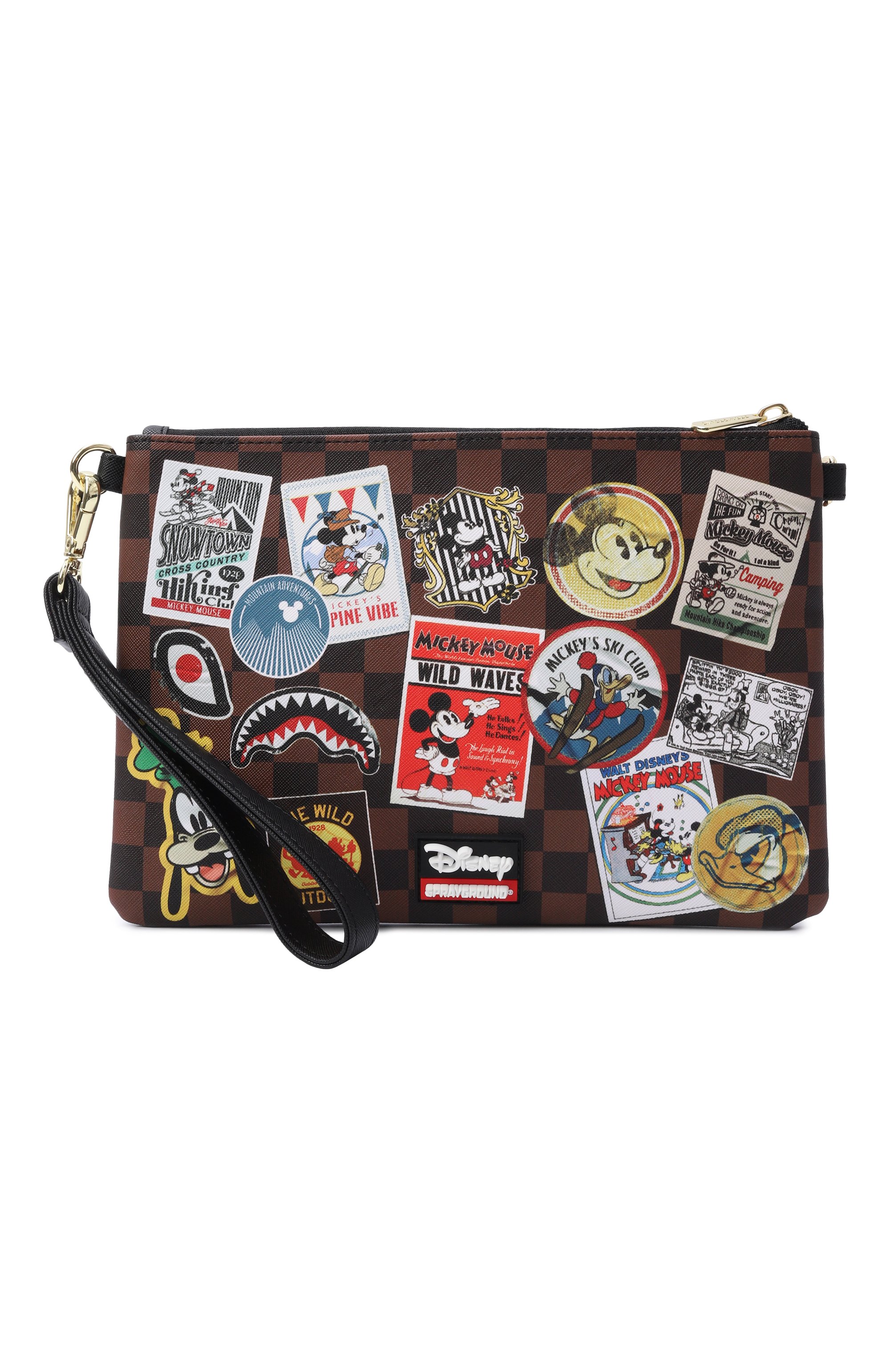 Клатч mickey mouse global mogul SPRAYGROUND, арт. 910B8934NSZ/MICKEY M0USE GL0BAL M0GUL CR0SS0VER CL, фото 1