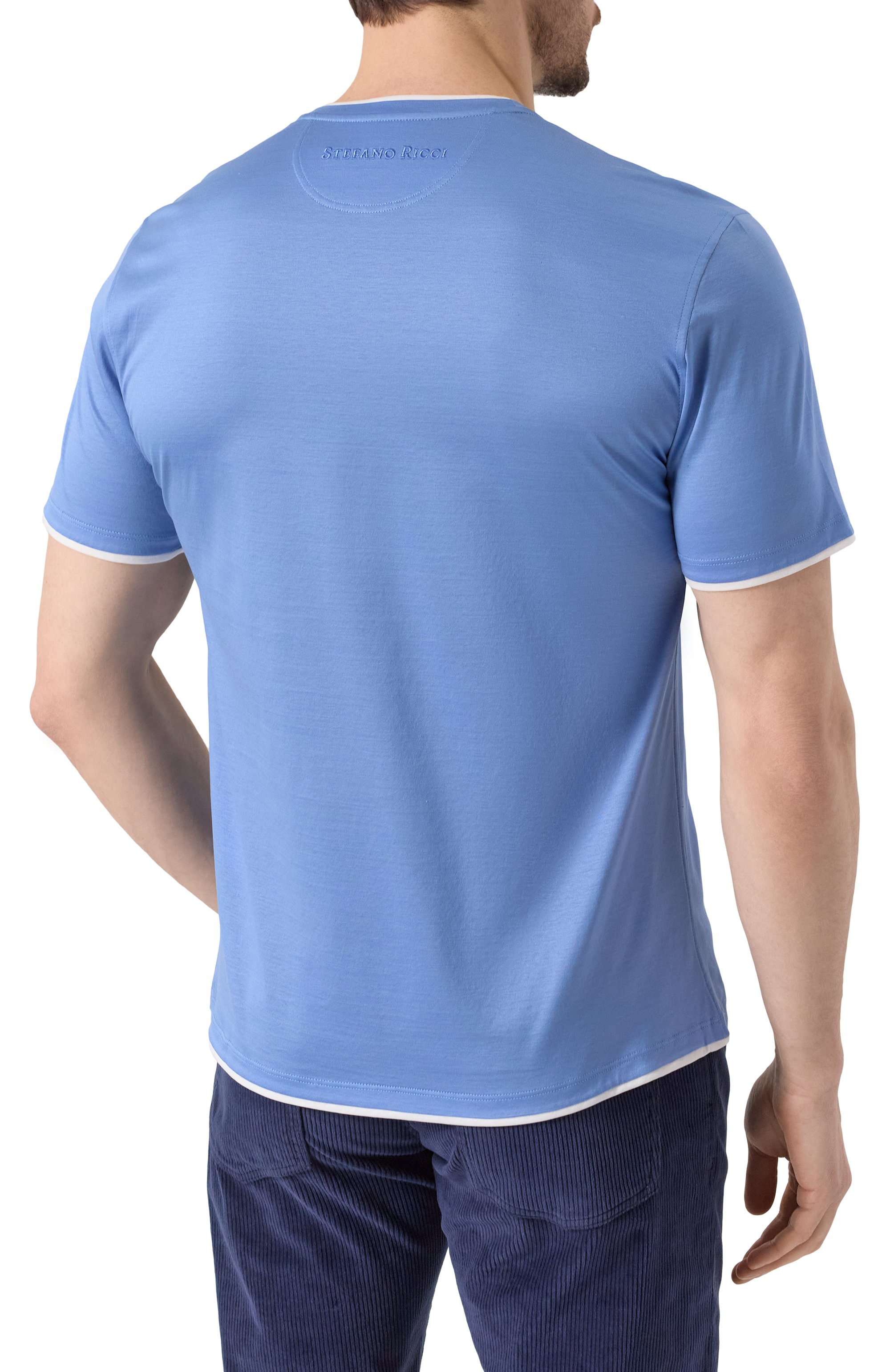 Хлопковая футболка STEFANO RICCI, арт. MNH5204470/TE0001, фото 4