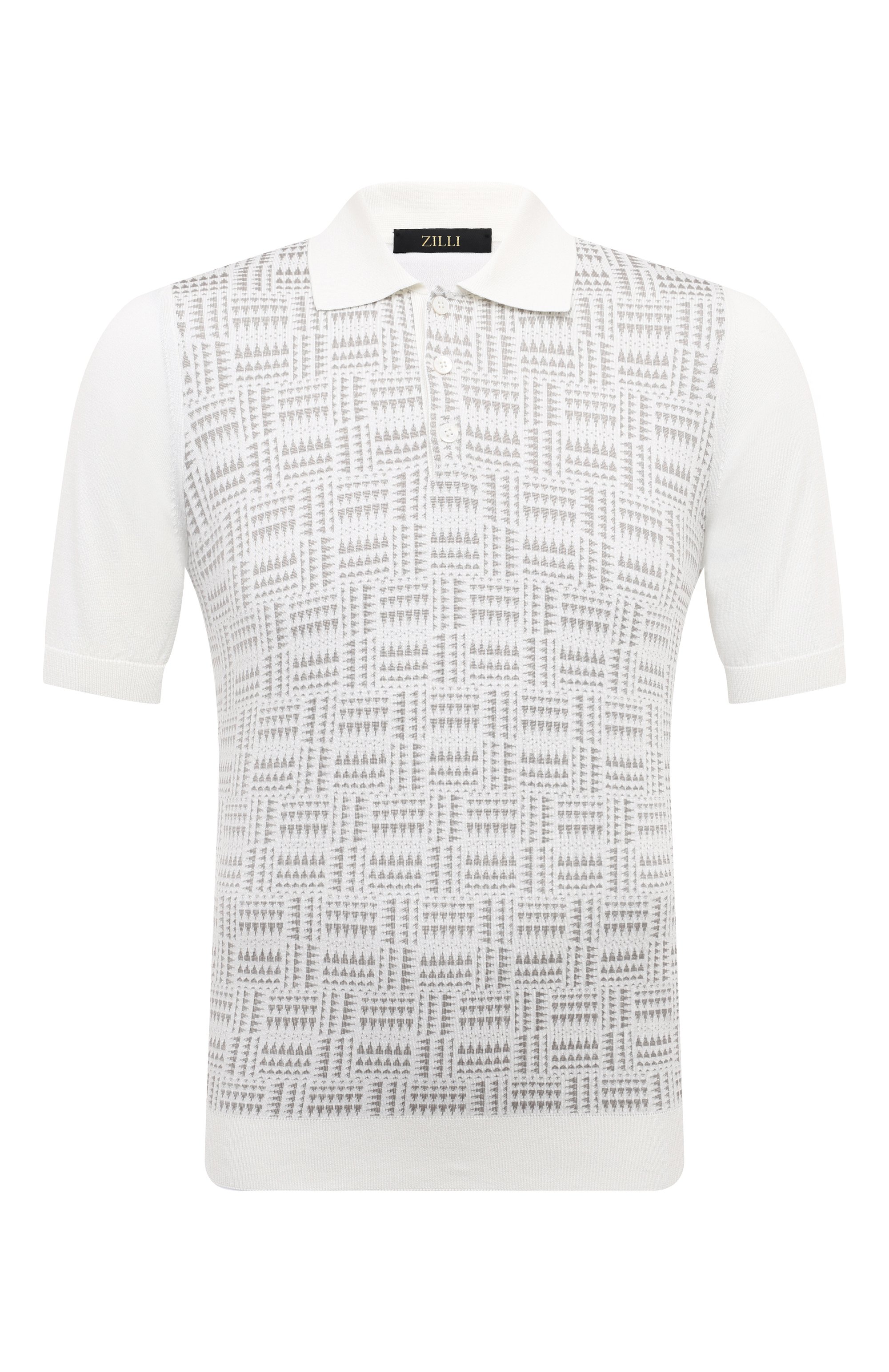 Поло из шелка и хлопка ZILLI, арт. KBP002M0145VMPA00, фото 1