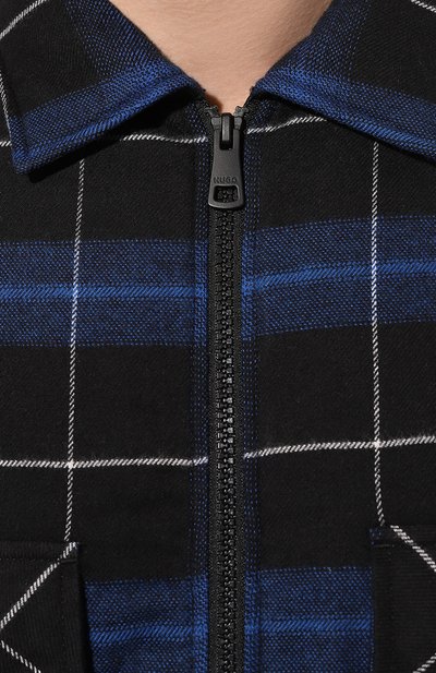 Хлопковая куртка-рубашка HUGO BLUE, арт. 50527476, фото 5