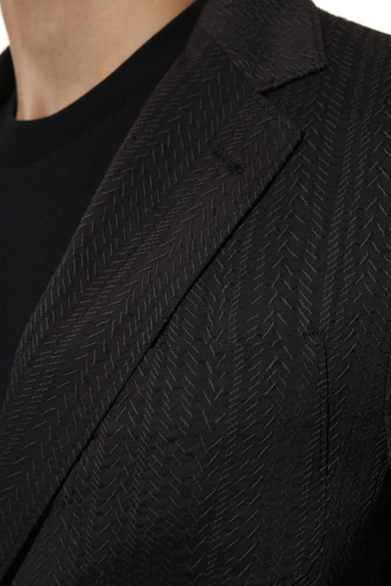Пиджак из хлопка и вискозы GIORGIO ARMANI, арт. 8WGGG02B/T0367, фото 5