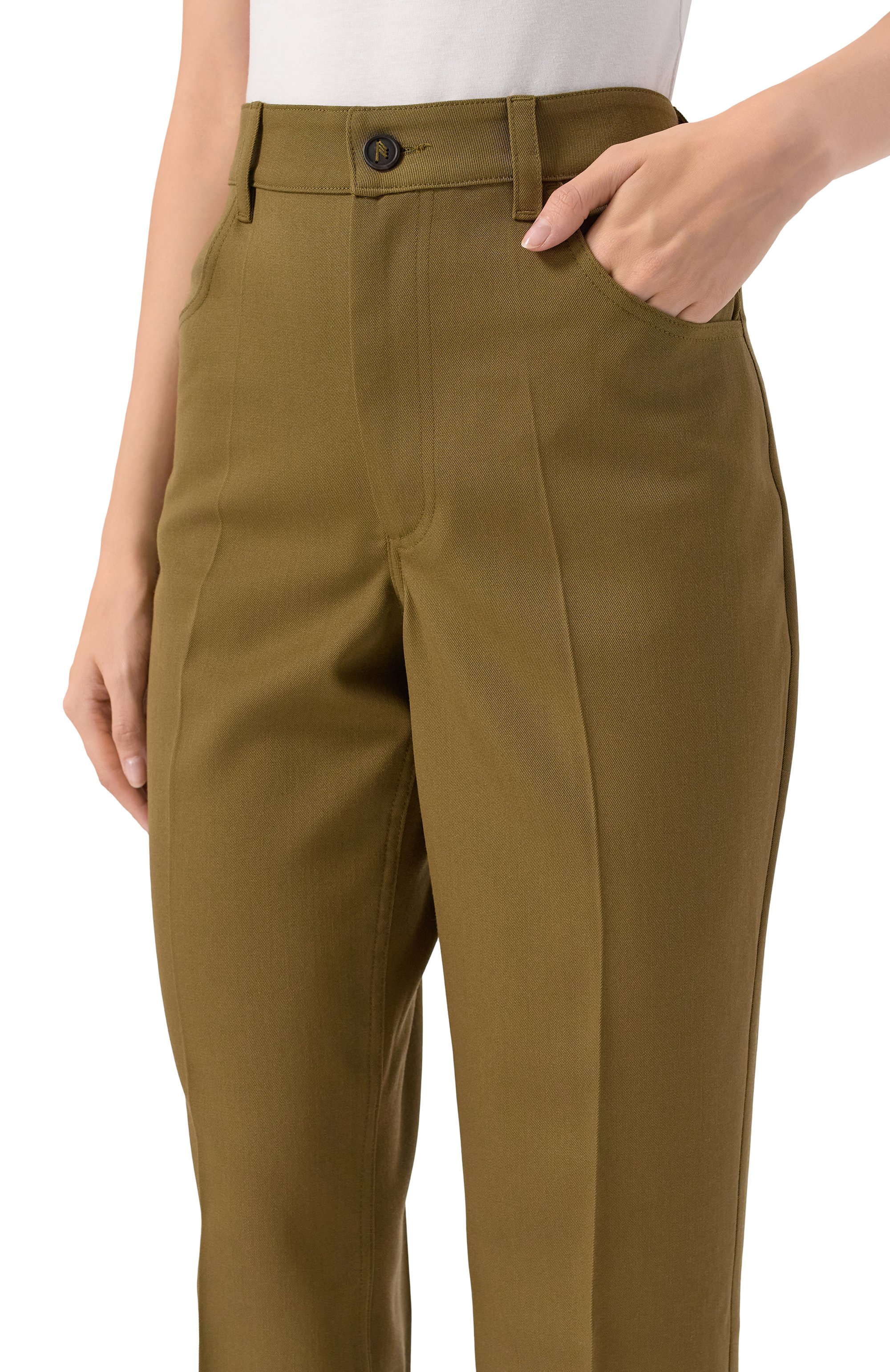 Шерстяные брюки THE ATTICO, арт. 251WCP00273/WWW065AA, фото 5