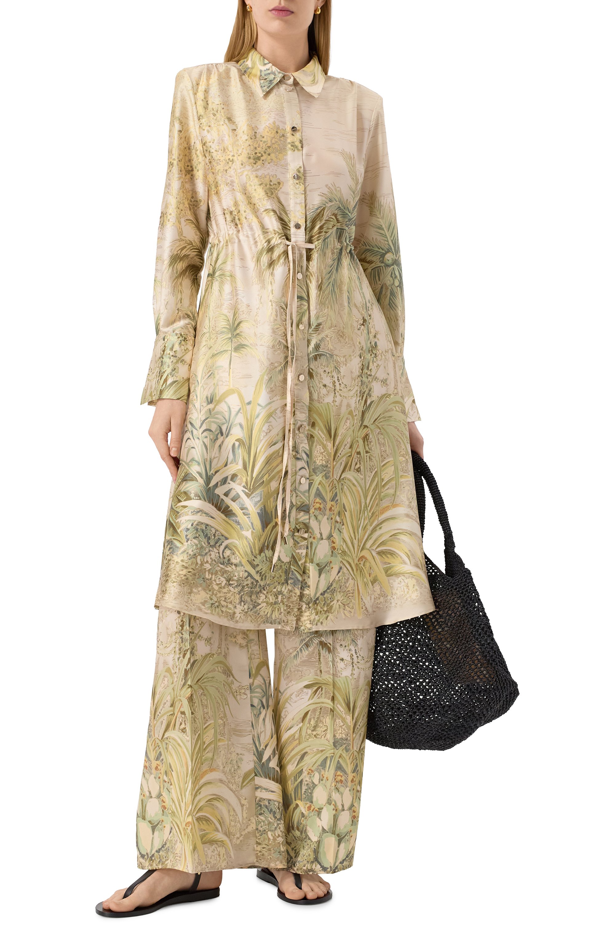 Брюки LIU JO кремового цвета по цене 31590 руб., арт. CA5353TS531, фото 2 Брюки LIU JO, арт. CA5353TS531, фото 2