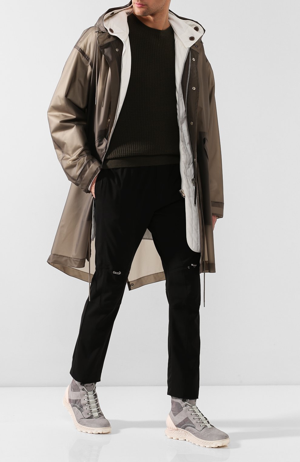 Комбинированные кроссовки STONE ISLAND, арт. 7115S0695, фото 2