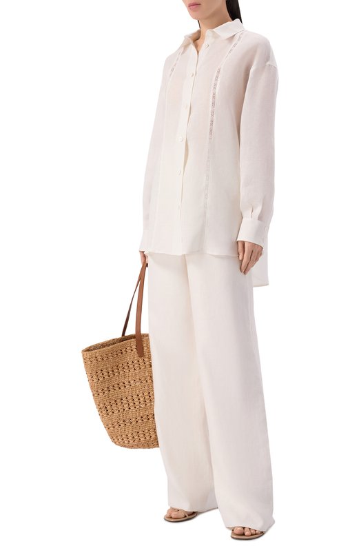 Льняные брюки MVST M26.2PW.T902/T30 Белый  M26.2PW.T902/T30 Фото 2