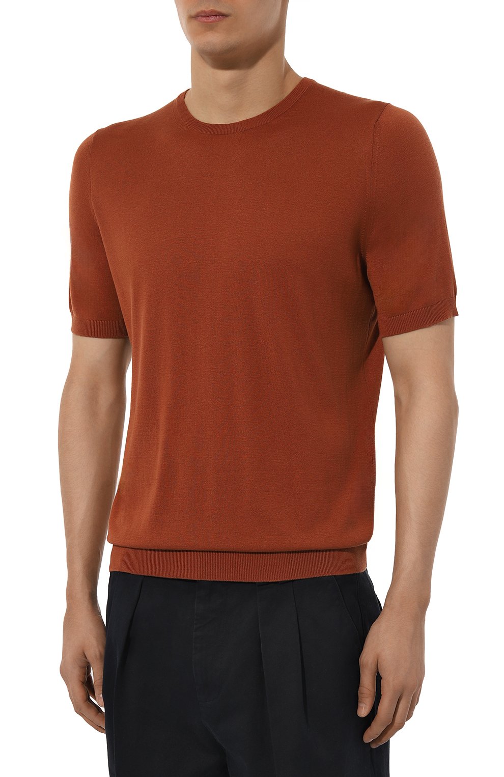 Шелковый джемпер ANDREA CAMPAGNA, арт. 43112/23503, фото 3