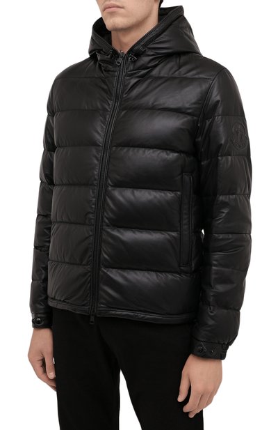 Кожаный пуховик gebroulaz MONCLER, арт. G2-091-1A001-01-50118, фото 3