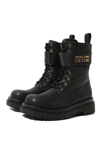 Ботинки VERSACE JEANS COUTURE, арт. 73VA3S64-F0ND0 DREW DIS. 75 PU BLACK/71570, фото 1