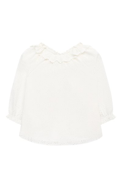 Хлопковая блузка ZIMMERMANN белого цвета по цене 15000 руб., арт. 8547TBTD, фото 2 Хлопковая блузка ZIMMERMANN, арт. 8547TBTD, фото 2