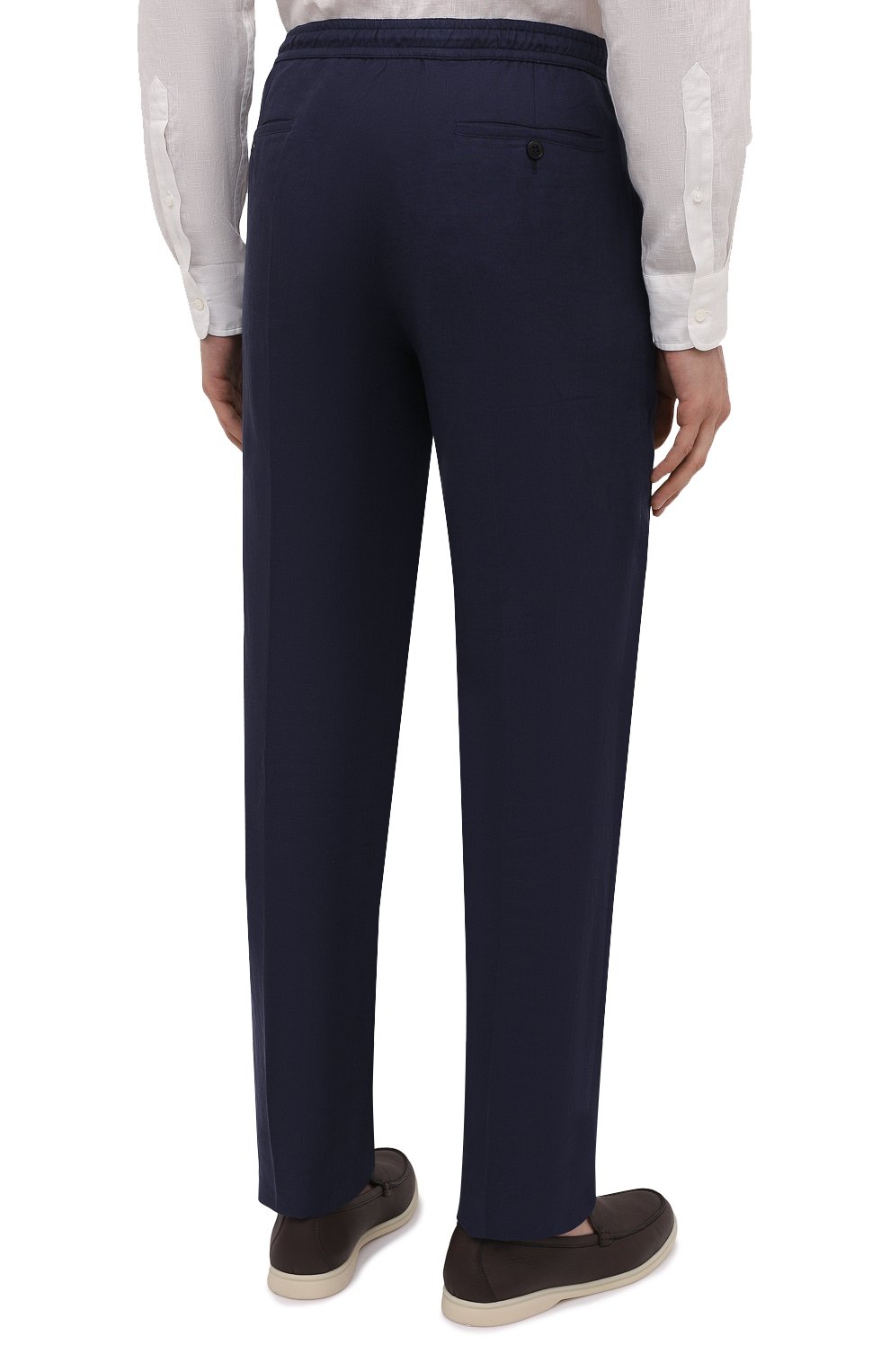 Льняные брюки BRIONI, арт. RPMJ0M/P6114/NEW JAMAICA, фото 4