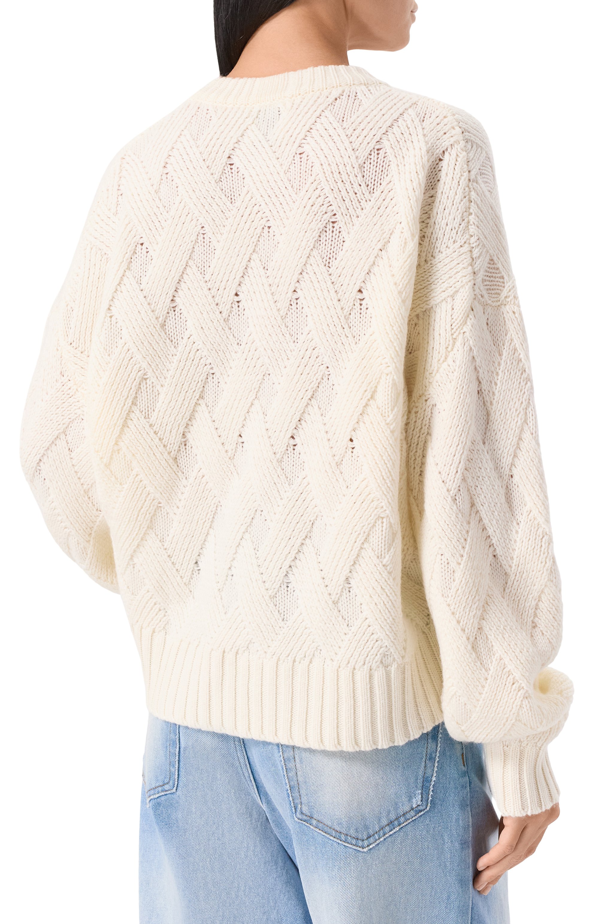 Свитер из шерсти и кашемира ALLUDE, арт. 255/17691, фото 4