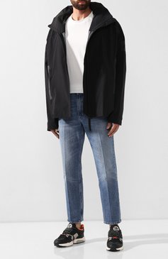 Мужская куртка myshelter ADIDAS ORIGINALS черного цвета, арт. DZ1413 | Фото 2 (Материал внешний: Синтетический материал; Рукава: Длинные; Длина (верхняя одежда): Короткие; Мужское Кросс-КТ: Верхняя одежда; Кросс-КТ: Ветровки, Куртка, Легкие; Статус проверки: Проверена категория; Стили: Кэжуэл)
