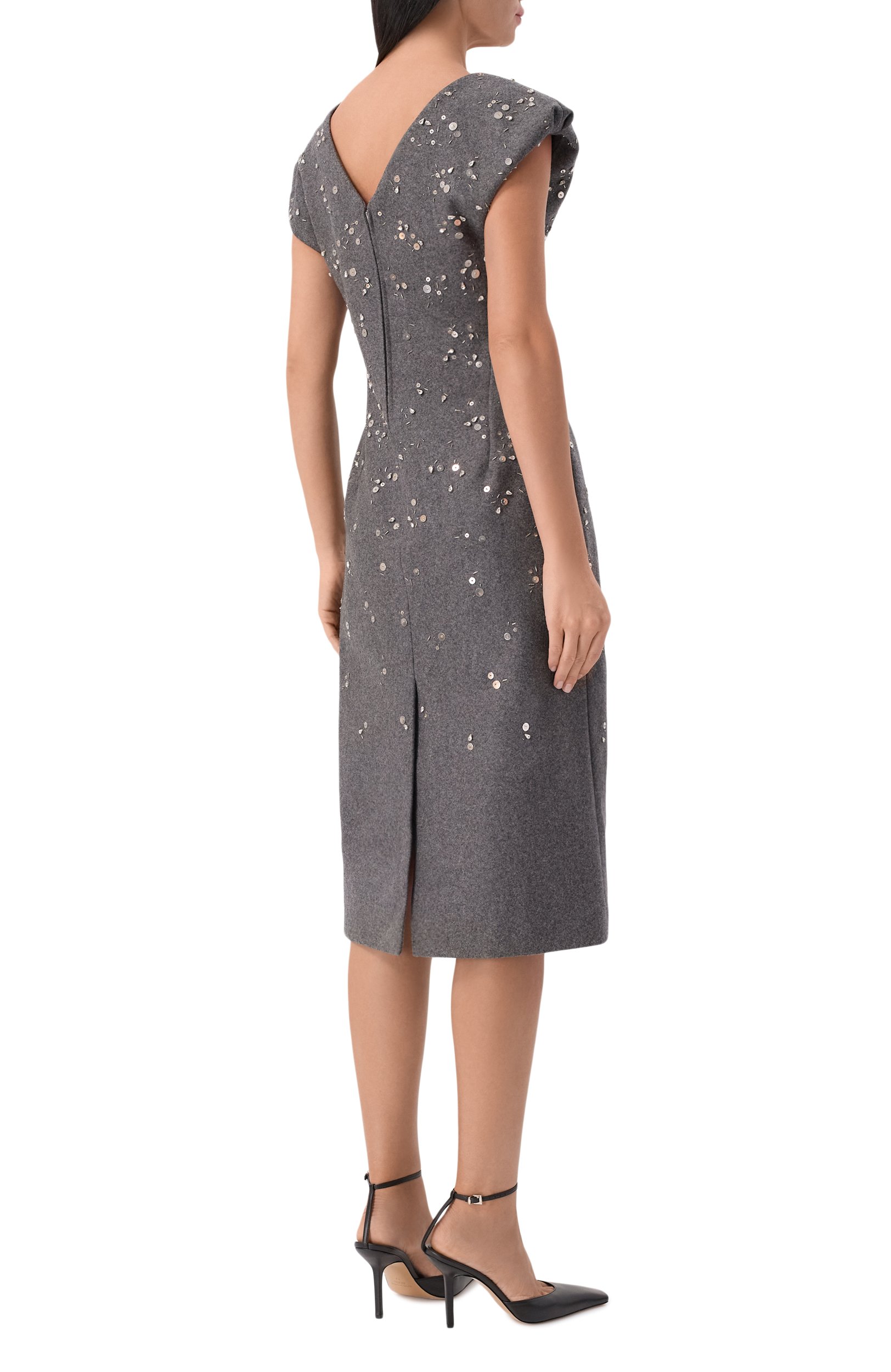 Шерстяное платье JIL SANDER, арт. J02CT0660/J40380, фото 3