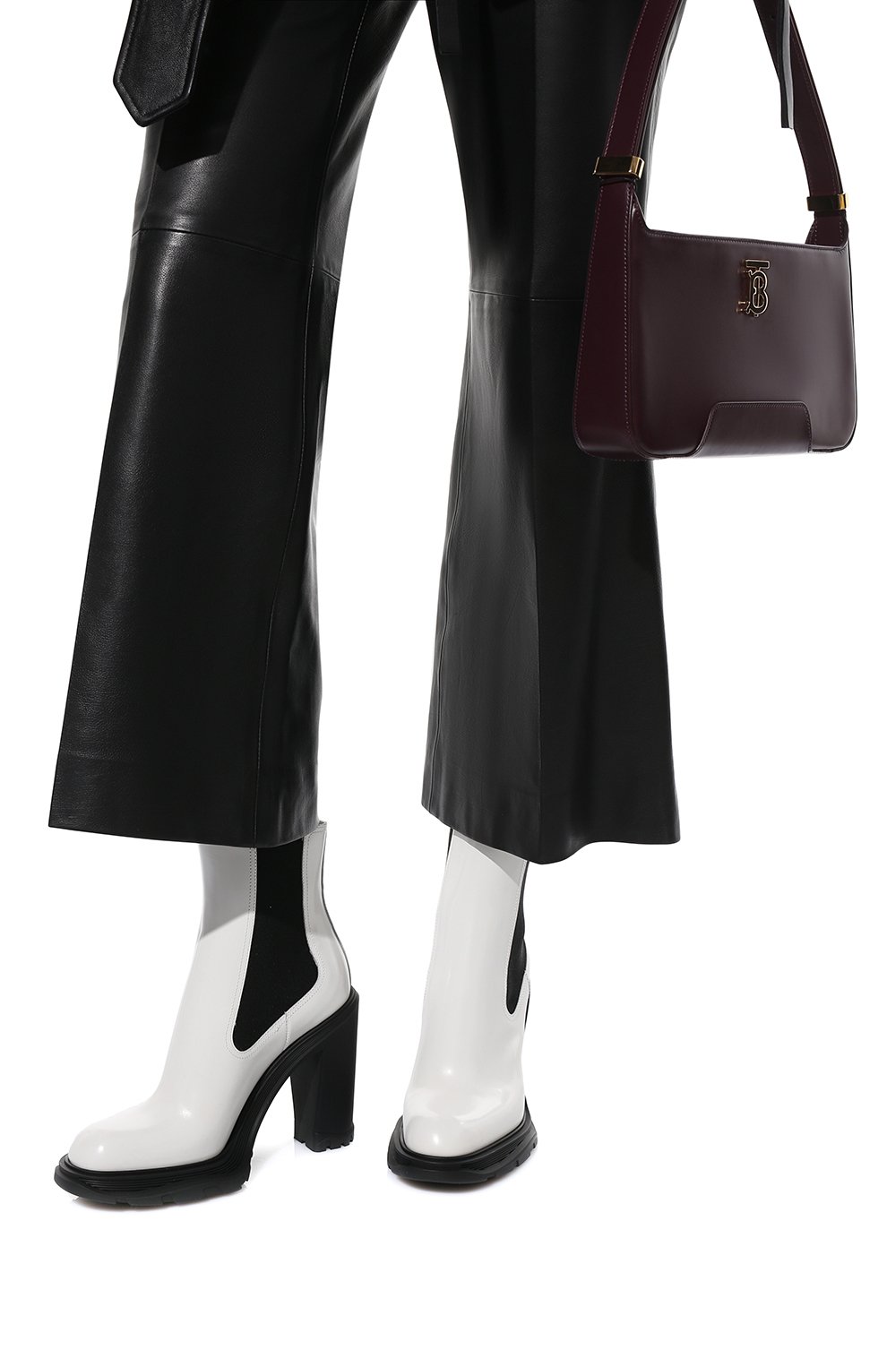 Кожаные ботильоны ALEXANDER MCQUEEN, арт. 678530/WHZ84, фото 3